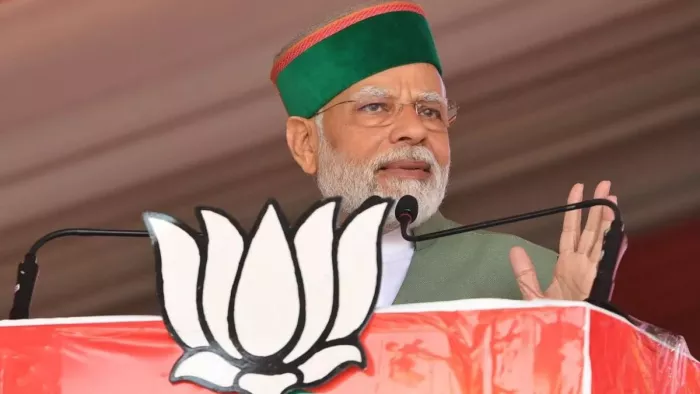 प्रधानमंत्री नरेन्द्र मोदी एक रैली को संबोधित करते हुए। (फाइल फोटो)