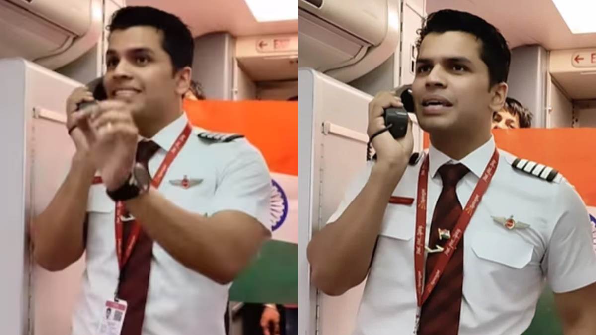 spicejet pilot salutes freedom fighters in an announcement on 77th independence day video gets viral on internet