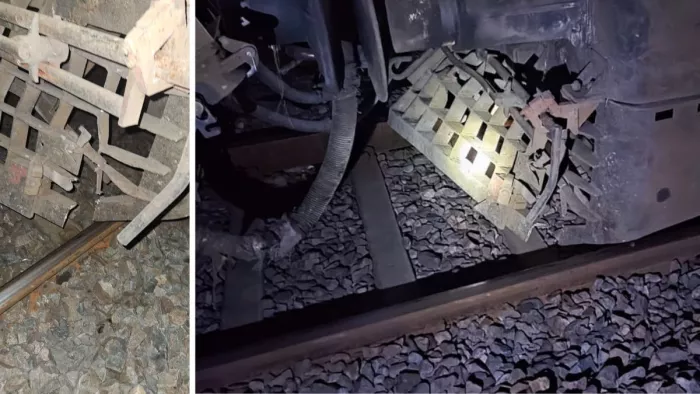 साबरमती एक्सप्रेस कानपुर में गोविंदपुरी के आगे डिरेल हो गई। जागरण