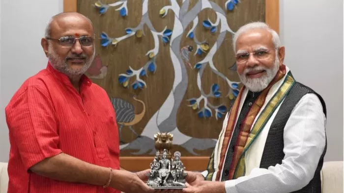CP Radhakrishnan: पीएम मोदी के साथ सीपी राधाकृष्णन। (फाइल फोटो)