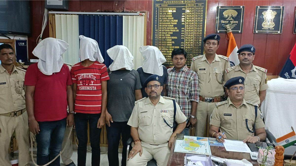 sheohar crime news four arrested including shooter with arms in former chief subodh rai murder case in sheohar