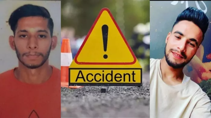 होशियारपुर में भीषण सड़क हादसा, तेज रफ्तार कार ने बाइक को मारी टक्कर (फोटो- जागरण)