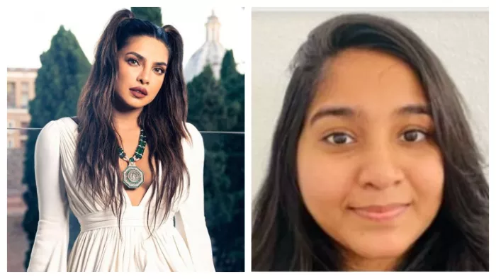 File Photo of Priyanka Chopra (Left) and Late Janhvi Kundla (Right)