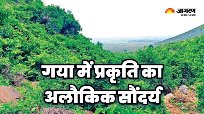 Bihar Tourism : बिहार के गया जिले में महेर पहाड़ी का प्राकृतिक सौंदर्य।