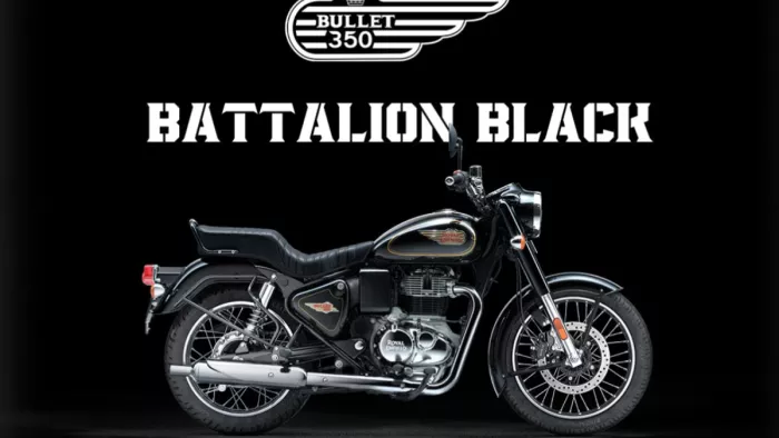 Royal Enfield Bullet 350 Battalion Black लॉन्च हुई।