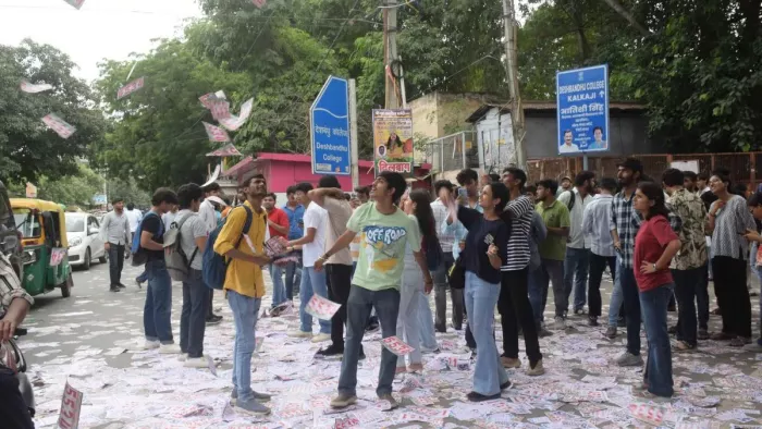 डूसू चुनाव को लेकर अदालत ने बुधवार को एक महत्वपूर्ण निर्णय सुनाया। फाइल फोटो