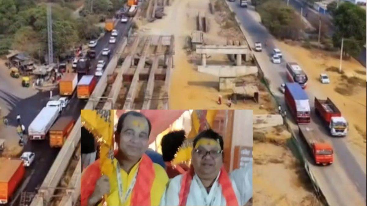 ncr delhi jaipur highway accident two businessmen of ghaziabad died and two were seriously injured due to negligence of officials