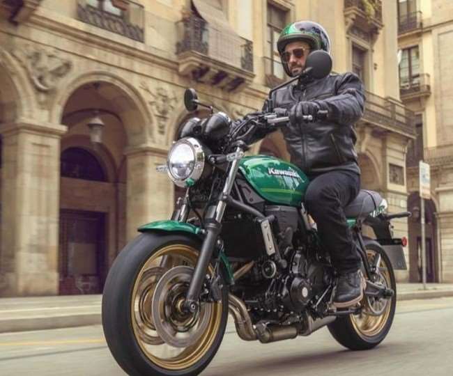 kawasaki z650 rs spotted in india rival of royal enfield interceptor650
