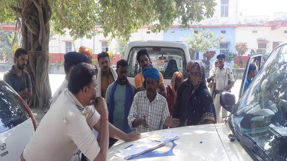 Araria News- ससुर की मौत पर बहू का बयान।