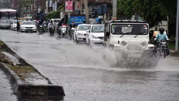 तेज बारिश से जालंधर में जलभराव। (फाइल फोटो)