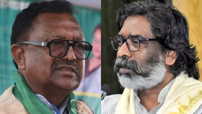 नलिन सोरेन और हेमंत सोरेन। फाइल फोटो