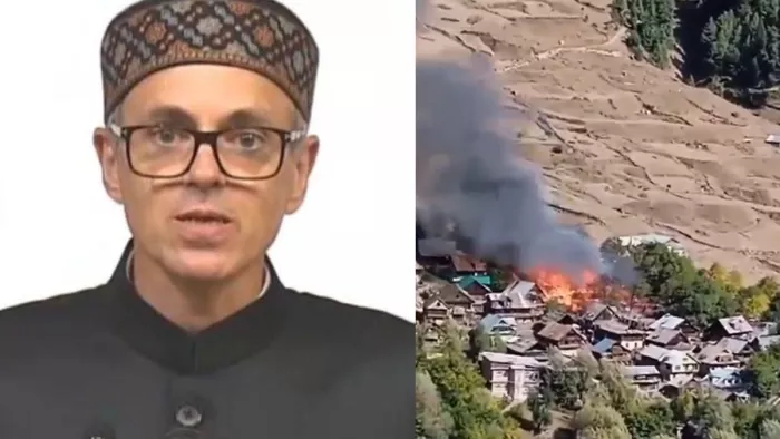एक्टिव मोड में उमर अब्दुल्ला, किश्तवाड़ में आग प्रभावित लोगों से मिले सीएम।