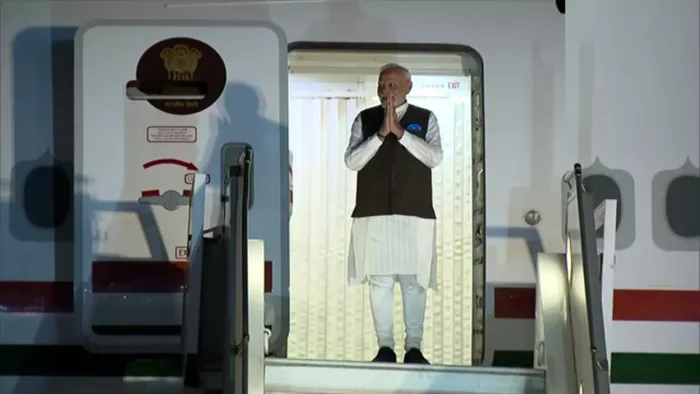 पीएम मोदी नाइजीरिया की राजधानी अबुजा पहुंच गए (फोटो- एएनआई)