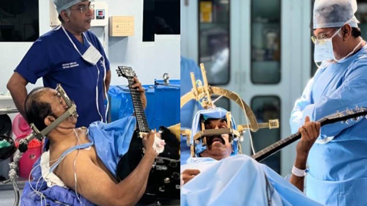 patient kept playing guitar during successful brain surgery