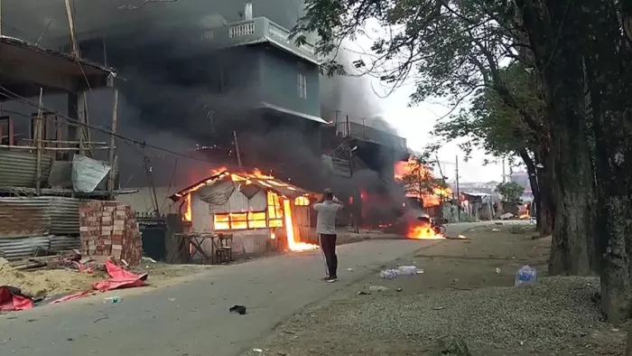 Manipur Violence News मणिपुर में फिर भड़की हिंसा।