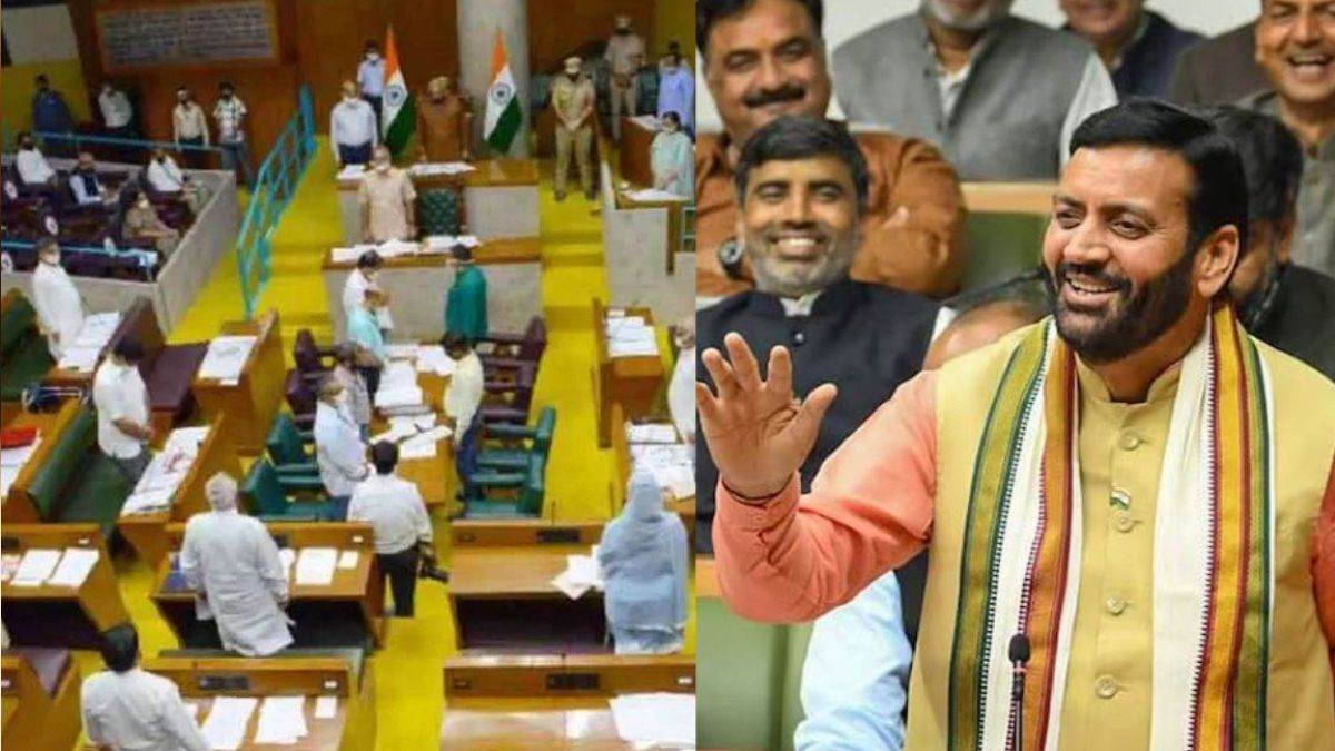 haryana assembly chances uproar on inflation poverty fertilizer dengue session continue on tuesday also government withdraw two bills