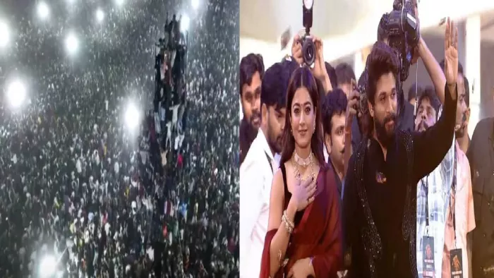 गांधी मैदान में फिल्म पुष्पा टू: द रूल का ट्रेलर लॉन्च