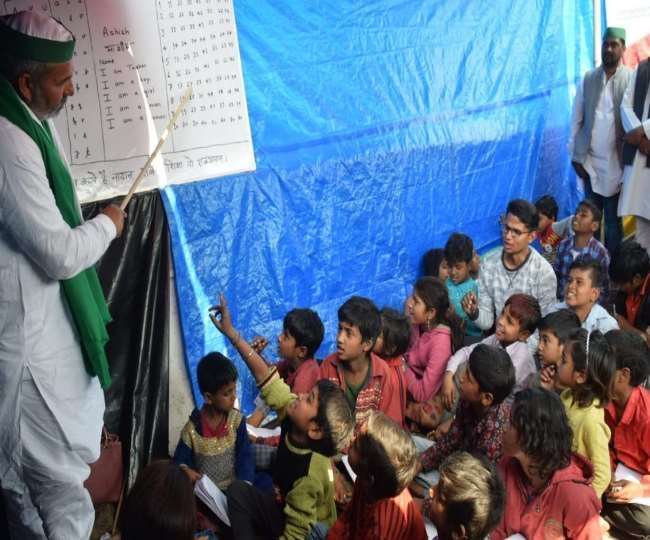 पढ़िये गाजियाबाद के बच्चों को क्यों याद आए मास्टर राकेश टिकैत Kisan Andolan / Farmer Leader