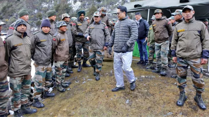 किरेन रिजिजू ने भारतीय सैनिकों की तारीफ की है। उन्होंने कहा है कि यांग्त्से क्षेत्र पूरी तरह सुरक्षित है।