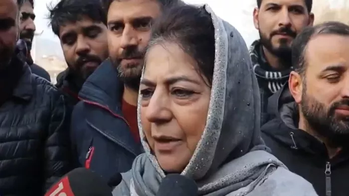 आर्टिकल 370 पर आए फैसले पर बोलीं PDP प्रमुख महबूबा मुफ्ती।