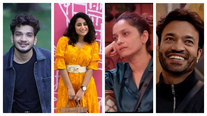 File Photo of Munawar Faruqui, Aishwarya Sharma, Ankita Lokhande and Vicky Jain