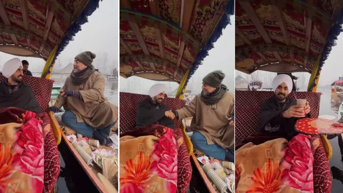 Diljit Dosanjh in Kashmir: दिलजीत दोसांझ कश्मीर में, वीडियो वायरल (सोशल मीडिया)