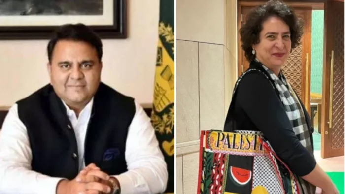 फवाद चौधरी और प्रियंका गांधी वाड्रा। ( फाइल फोटो )