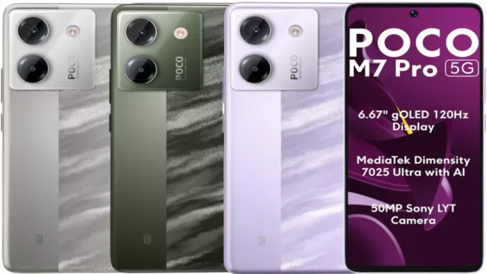 Poco C75 और Poco M7 Pro को भारत में लॉन्च किया गया।