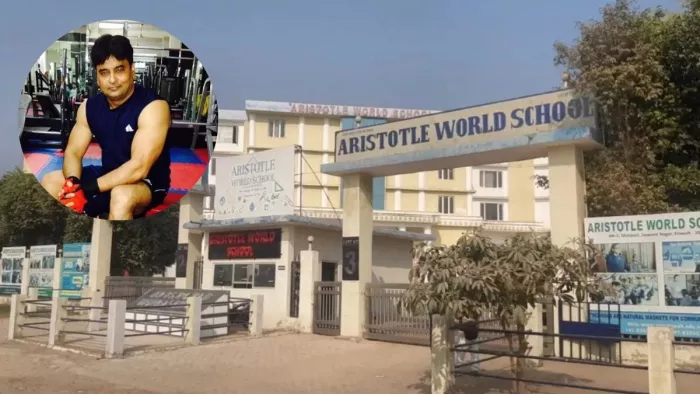 रवींद्र यादव की सोशल मीडिया से ली तस्वीर और उनके मकान की फोटो।
