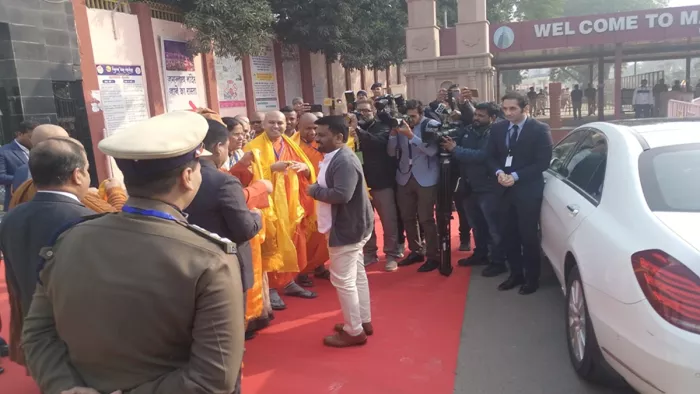 बोधगया में श्रीलंका के राष्ट्रपति का भव्य स्वागत (जागरण)