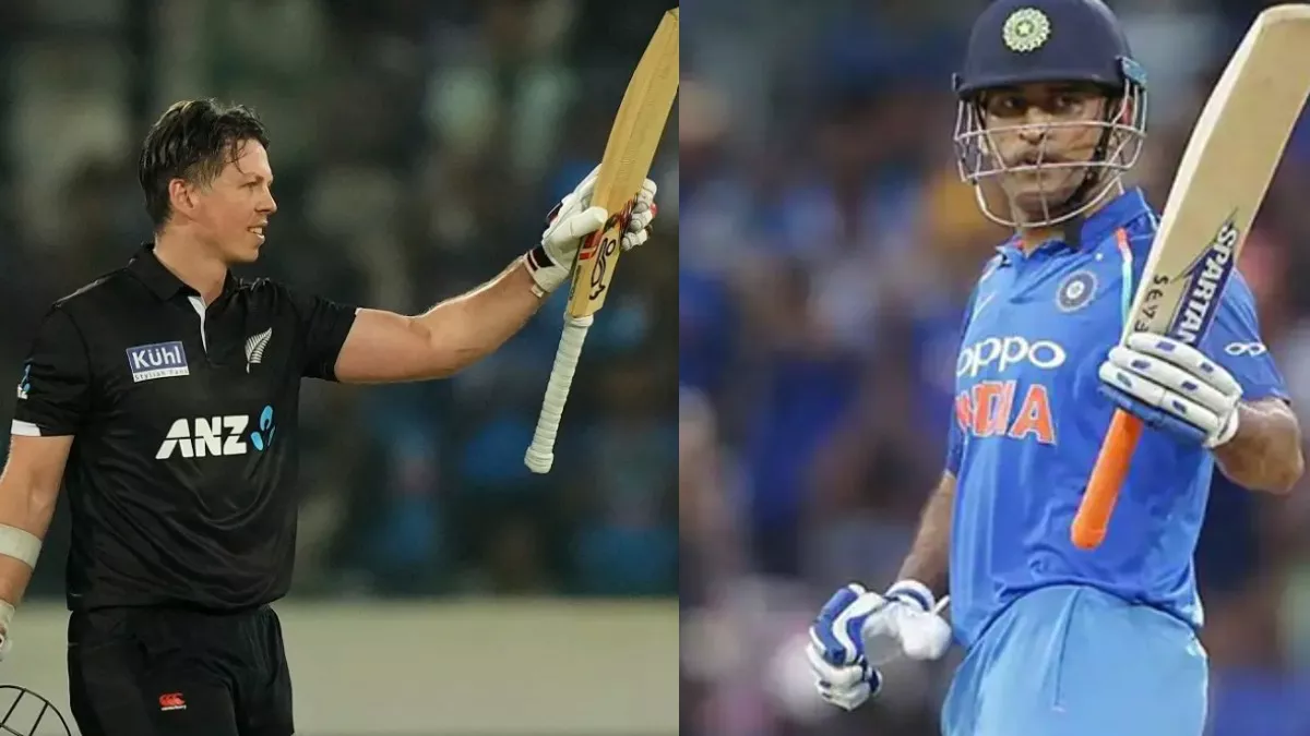 IND v NZ: Michael Bracewell MS Dhoni Record (Photo-design)
