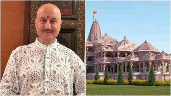 अनुपम खेर ने अयोध्या राम मंदिर विजट को लेकर जारी किया वीडियो, (X Image)
