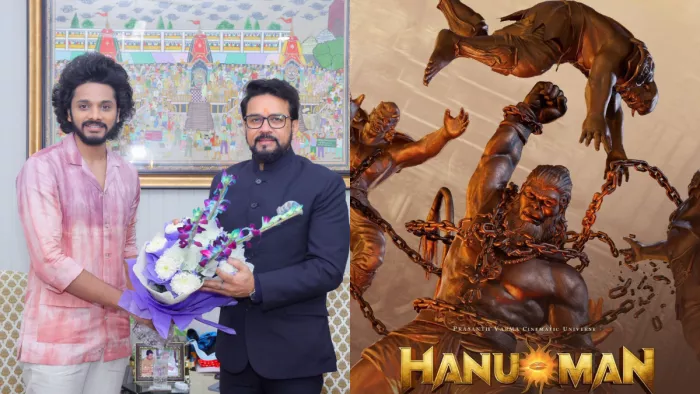 'हुनमैन' देख इम्प्रेस हुए केंद्रीय मंत्री अनुराग ठाकुर, (X Image)