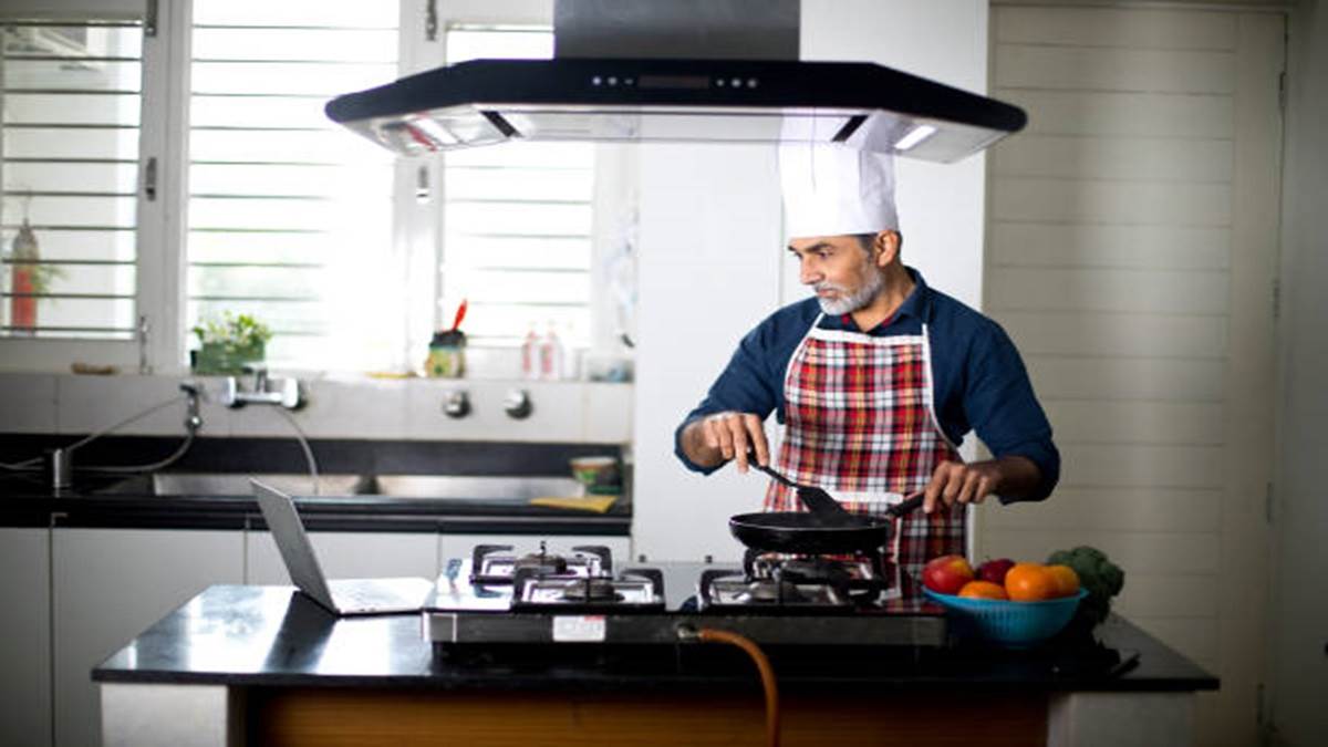 hindware chimney in kitchen for modern flats breathe easy cook in style