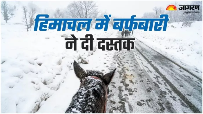Himachal Weather Today: हिमाचल प्रदेश के पहाड़ी इलाकों में स्नोफॉल
