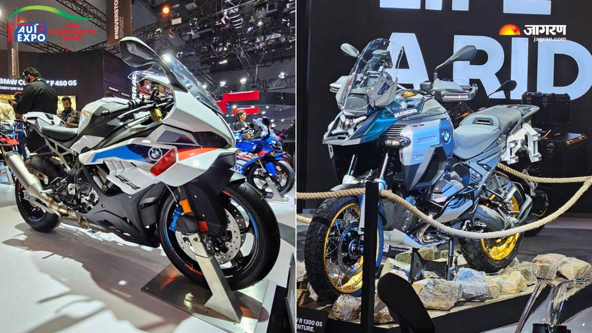 bmw s 1000 rr and r 1300 gsa launched at auto expo 2025 features and new design
