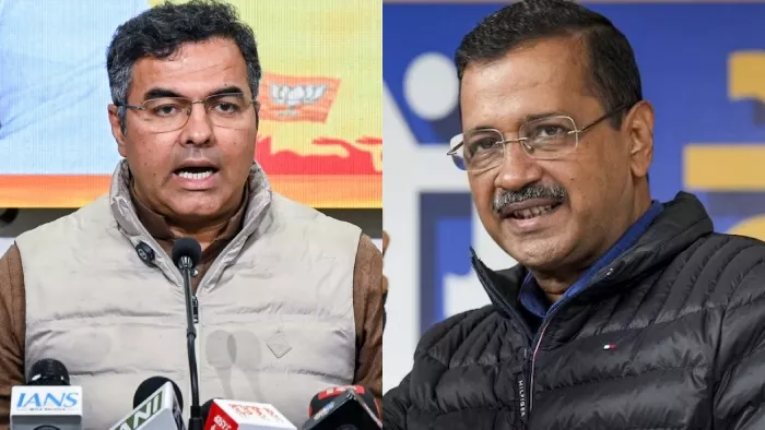 बीजेपी नेता प्रवेश वर्मा ने अरविंद केजरीवाल पर लगाए आरोप।