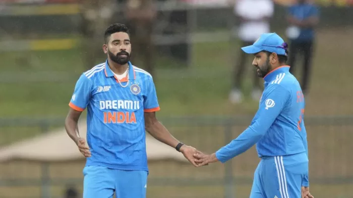 मोहम्मद सिराज के चयन ना होने पर रोहित शर्मा का बयान। फोटो- सोशल मीडिया