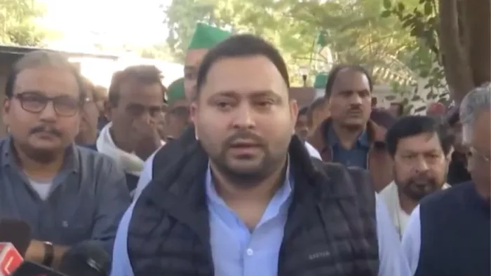 बिहार के पूर्व डिप्टी सीएम तेजस्वी यादव। फ़ोटो- एएनआई