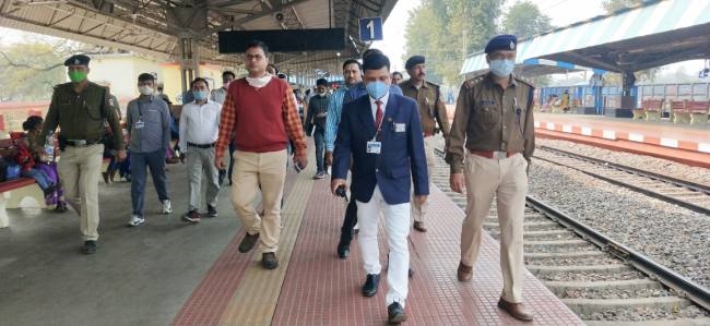 drm observhed the development works in gatshila station