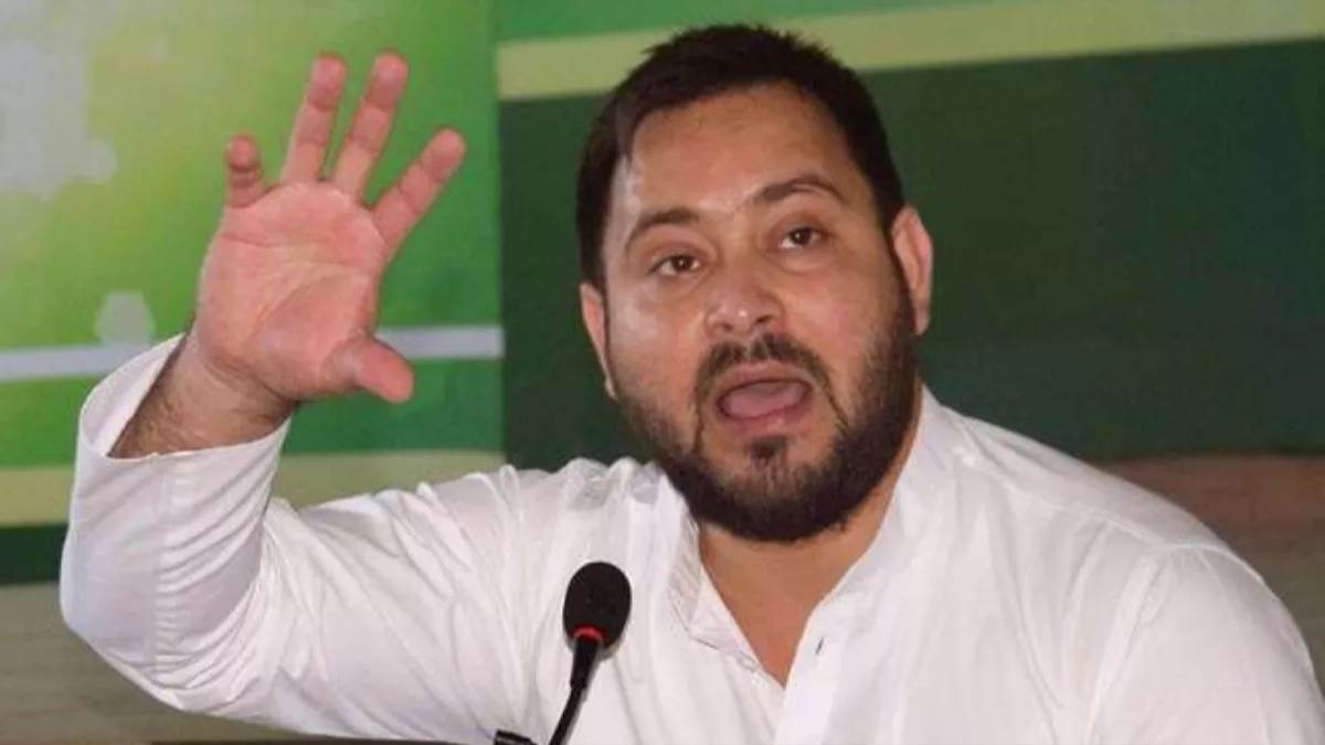 deputy cm tejashwi yadav slams bjp over bbc it survey said bjp wants make india country of nathuram godse