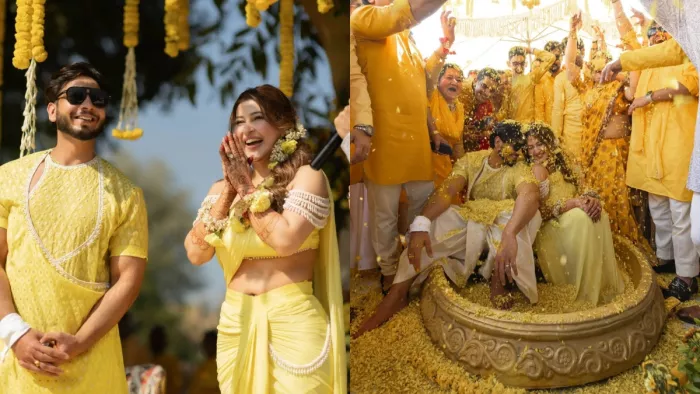 सोनारिका भदोरिया हल्दी सेरेमनी (Photo Credit Instagram)