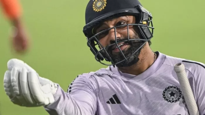 रोहित शर्मा ने नेट्स पर जमकर किया अभ्यास