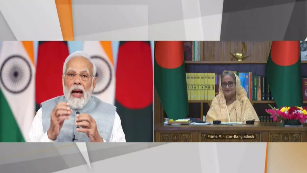 PM मोदी और शेख हसीना ने भारत-बांग्लादेश फ्रेंडशिप पाइपलाइन का किया उद्घाटन