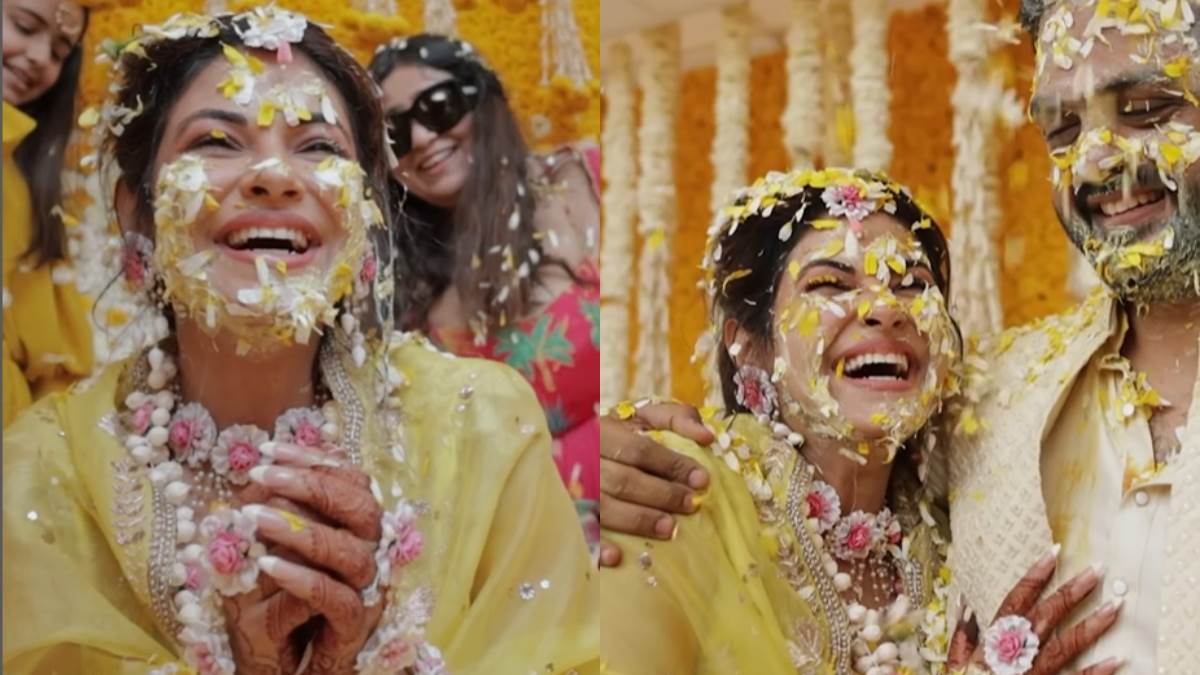 actress meera chopra shared the video of haldi ceremony video