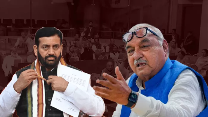 मुख्यमंत्री नायब सिंह सैनी और भूपेंद्र सिंह हुड्डा (जागरण फोटो)