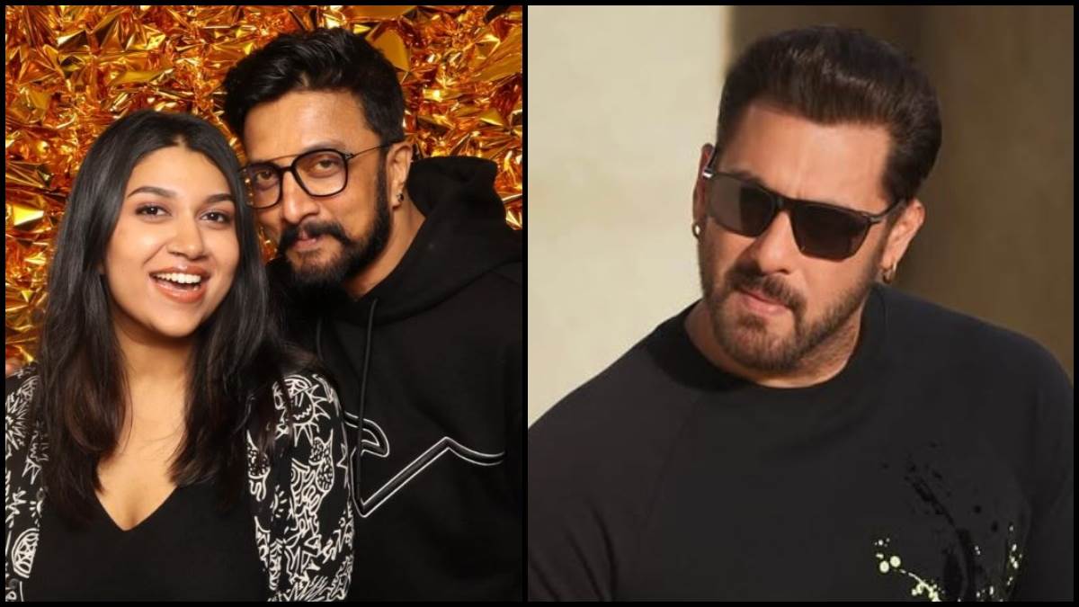 kiccha sudeep daughter sanvi talks about her meeting with salman khan