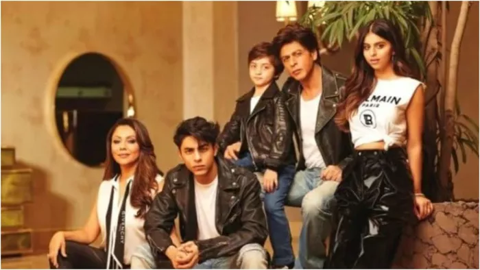 File Photo of Shah Rukh Khan, Gauri Khan, Aryan Khan, Suhana Khan and Abram