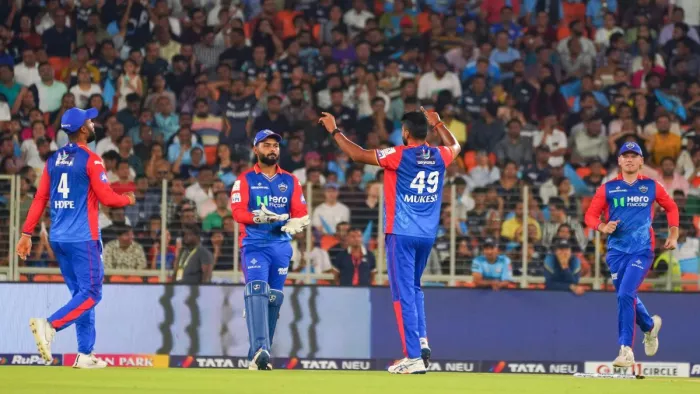 दिल्ली कैपिटल्स ने गुजरात टाइटंस को जबरदस्त शिकस्त दी है।(फोटो सोर्स: जागरण)
