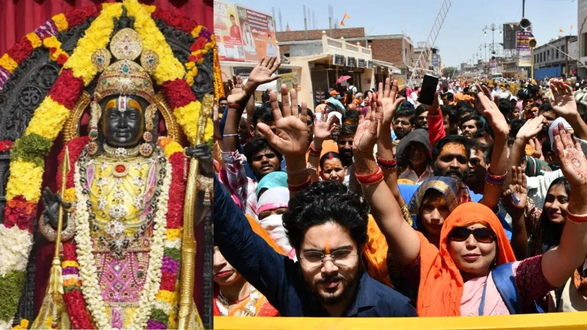Ram Navami: रामलला के साथ आस्था के आह्लाद, रामनगरी के हजारों मंदिरों में छलका राम जन्मोत्सव का उल्लास